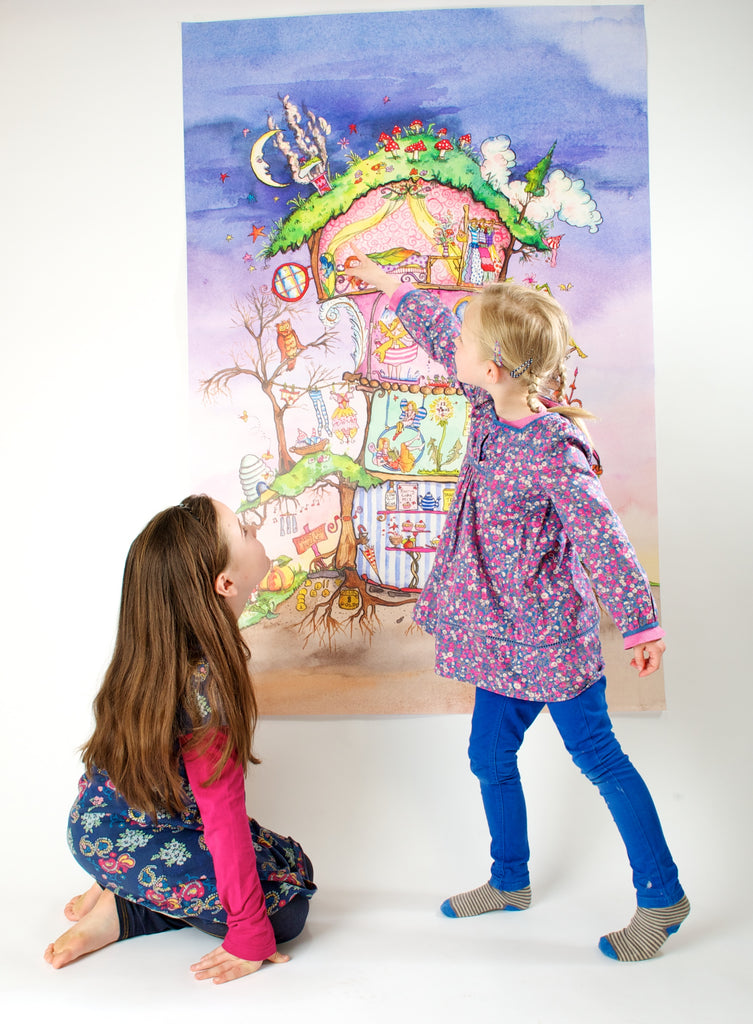 Fairy House Cut thru Poster by Amanda Loverseed