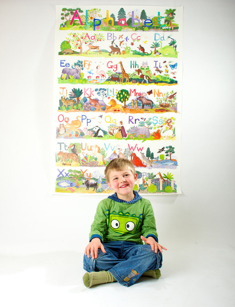 Animal ABC Poster by Claire Winteringham