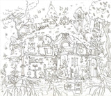 Fairy House Colouring Poster