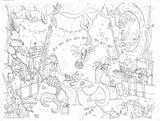 Mermaid Sea Adventure Colouring Poster