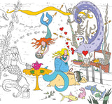 Mermaid Sea Adventure Colouring Poster
