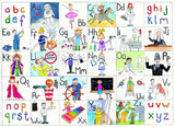 People's jobs ABC Poster by June Armstrong