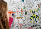Noah's Ark Colouring Poster