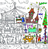 Princess Palace Colouring Poster