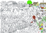 Farm Colouring in Poster