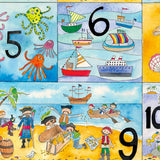 Seaside numbers Poster by June Armstrong