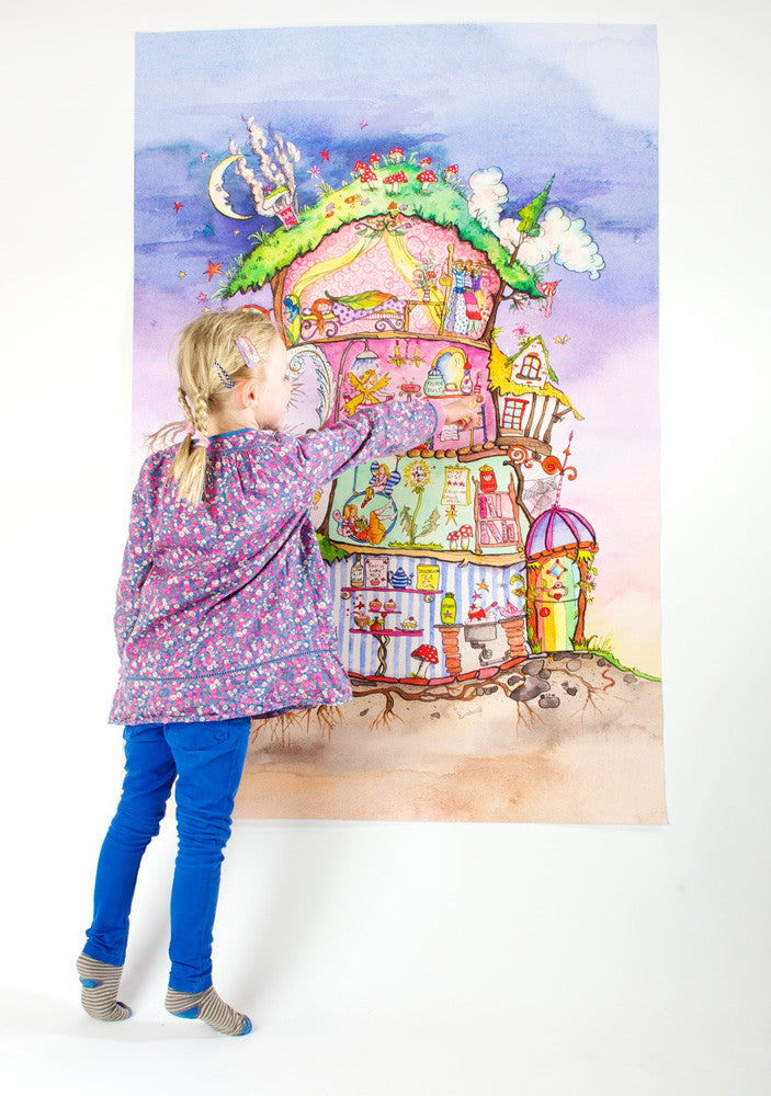 Fairy House Cut thru Poster by Amanda Loverseed