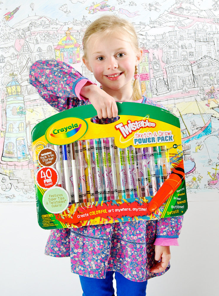 Fairy House Colouring Poster