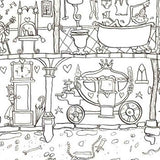 Princess Palace Colouring Poster