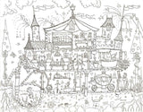 Princess Palace Colouring Poster