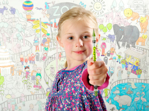 Zoo Colouring in Poster