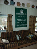 Freedom is in Peril - Defend it with all your Might Poster