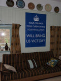 Your Courage will bring us Victory Poster