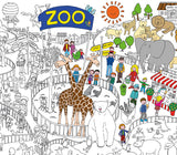 Zoo Colouring in Poster